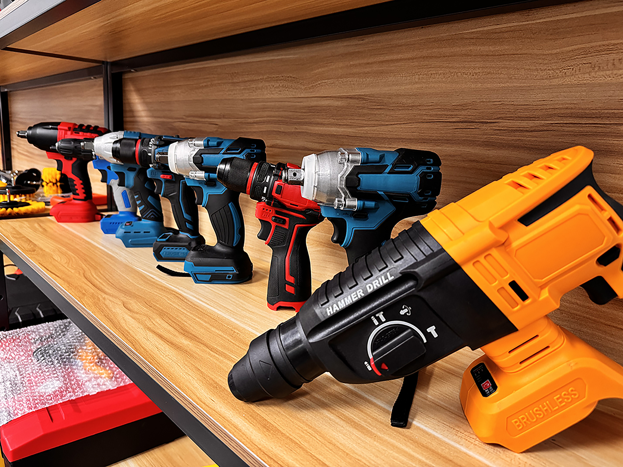 REAIM 3-Mode Cordless Drill 32pcs Impact Drill Hammer Drill Power Tools ...
