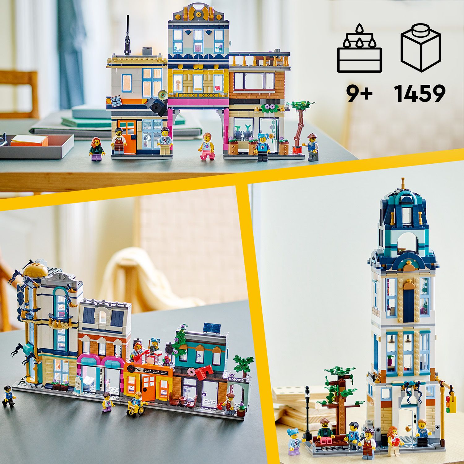 LEGO Creator 31141 Main Street Building Toy Set (1,459 Pieces)