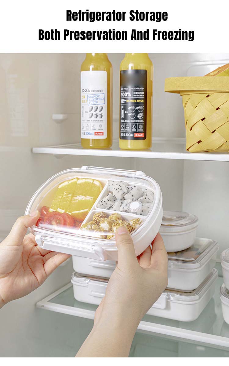Lunch Box Food Fruit Preservation Box Multi-Compartment Portable Box ...