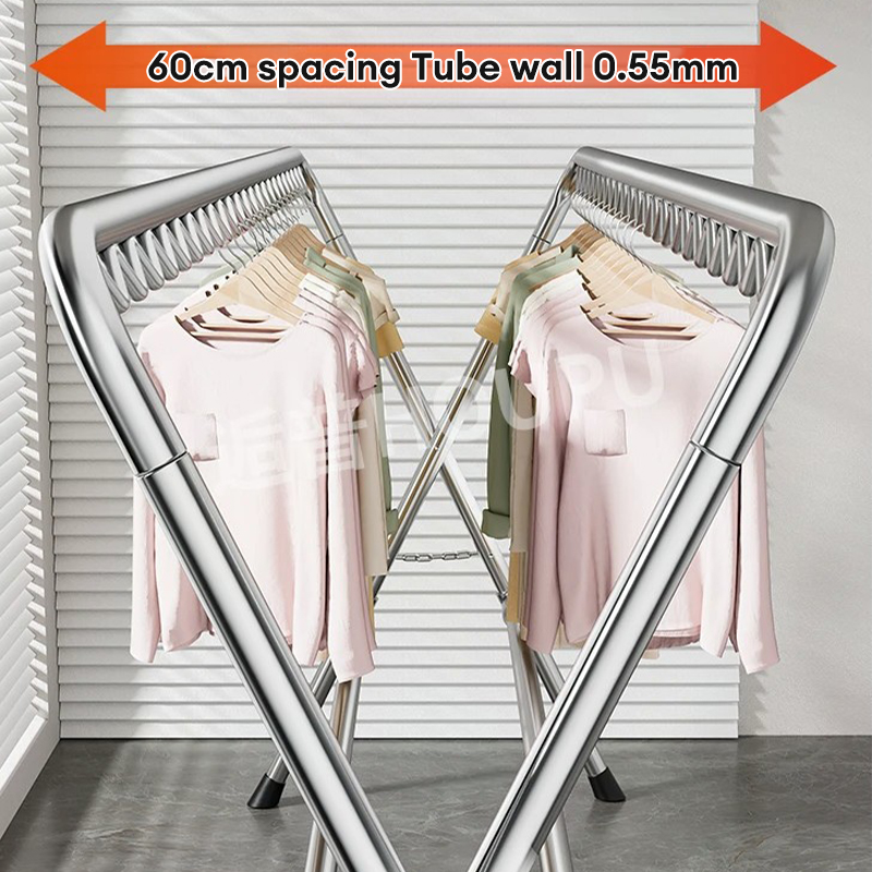 Costway Foldable Clothes Dryer Rack Stainless Steel Foldable