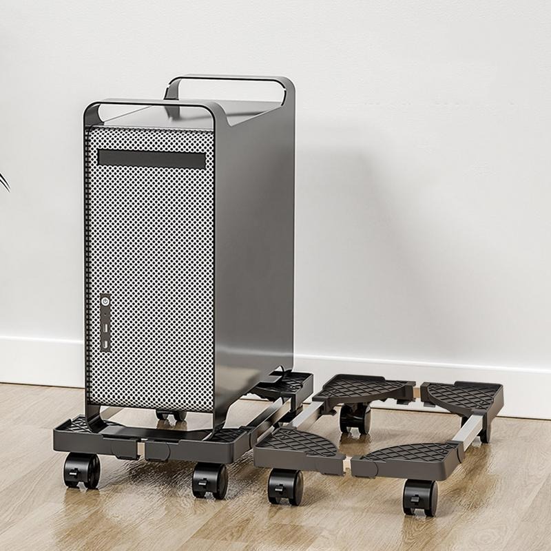 Desktop CPU Stand Holder With Caster Wheels For Computer Cases Storage ...