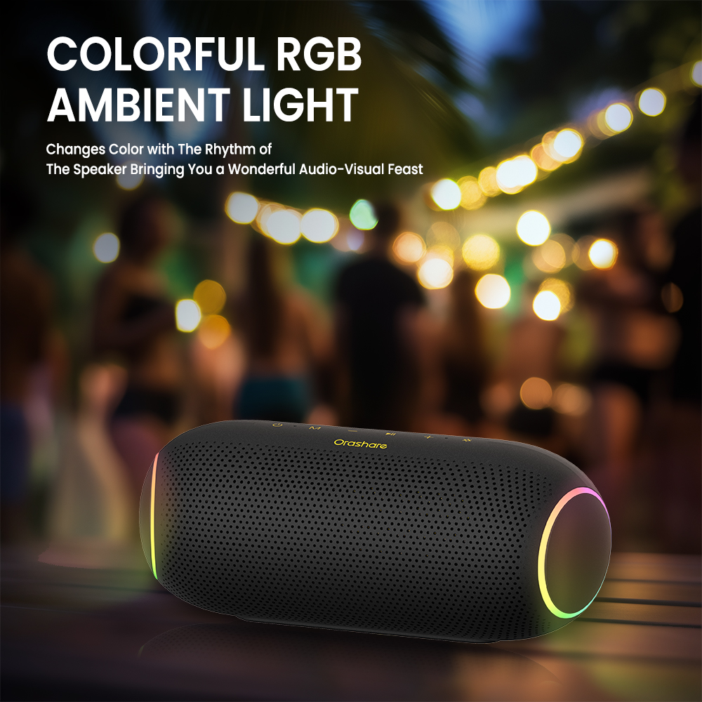 Orashare BS18Plus 20W Bluetooth Speaker With RGB TWS Wireless Speaker ...