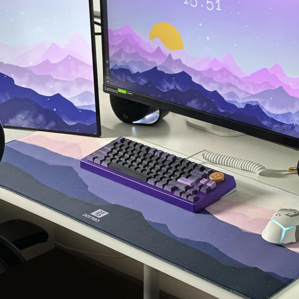 Dotted Mountain Ridge Desk Mat 900x400x4mm | Shopee Philippines