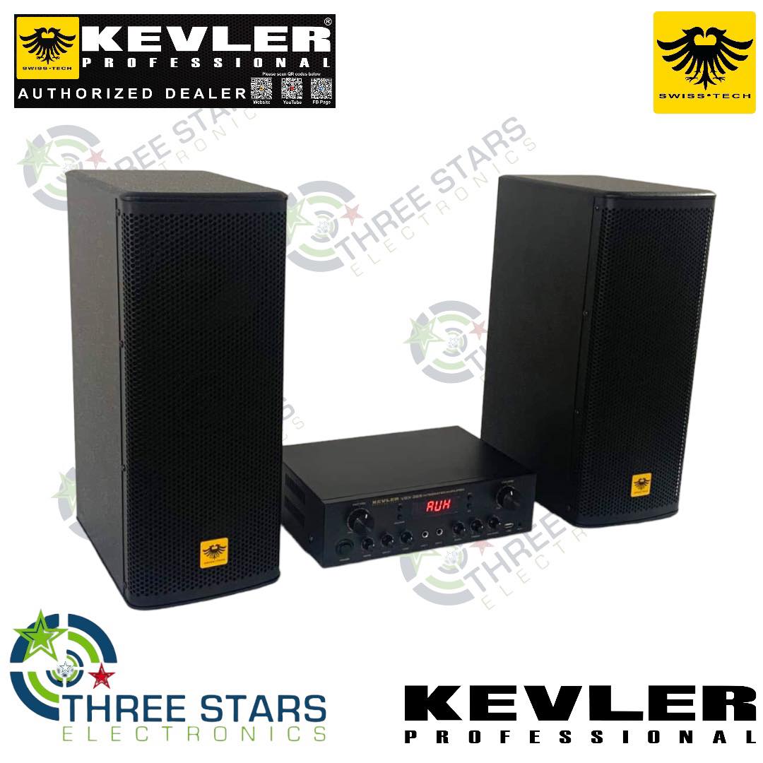 2024 Kevler Professional VSX365 Mini Component Speaker System 300w x2