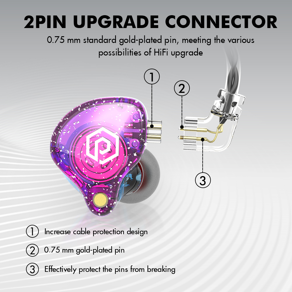 Popcorn Earphone Cable Microphone 3.5mm Plug Wire Replacement Upgrade ...