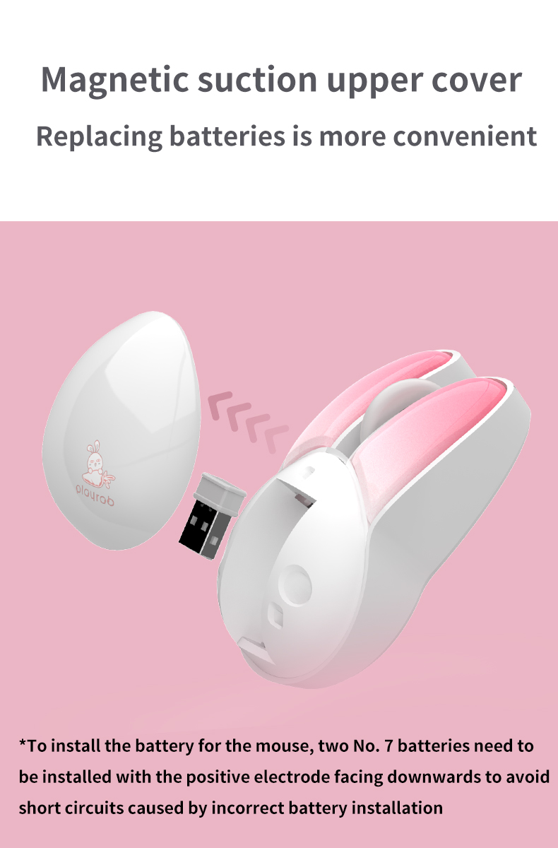 MOFII M6DM Rabbit Design Bluetooth + USB Receiver Dual Mode Wireless ...