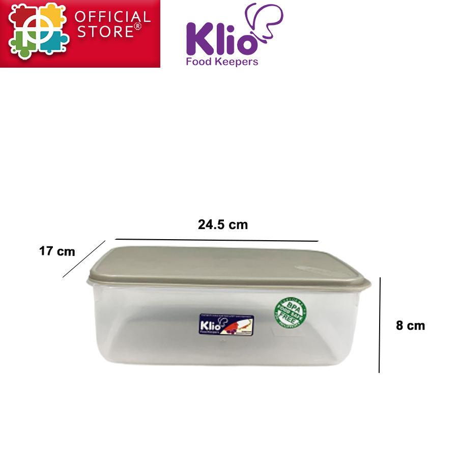 Klio KL-RT03 Rectangle Stack Food Keeper Large | Shopee Philippines