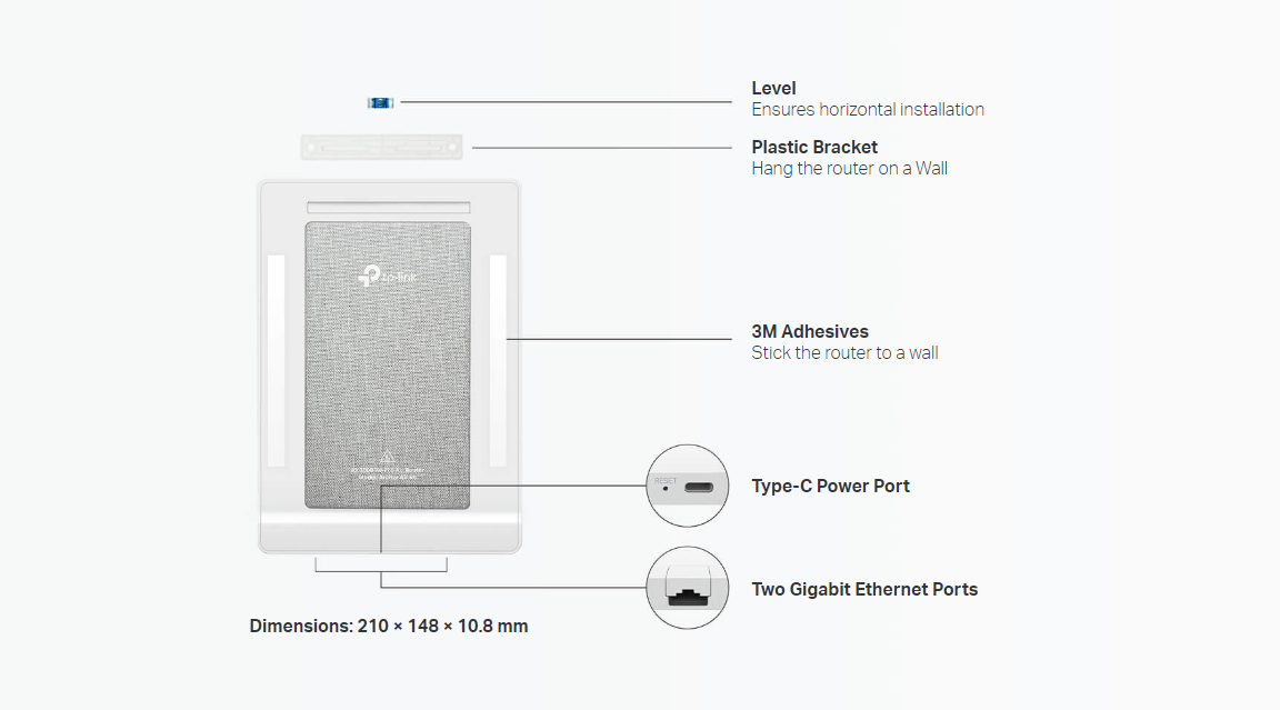 TP-Link Archer Air R5 AX3000 Dual-Band Wi-Fi 6 Air Router | Multiple ...