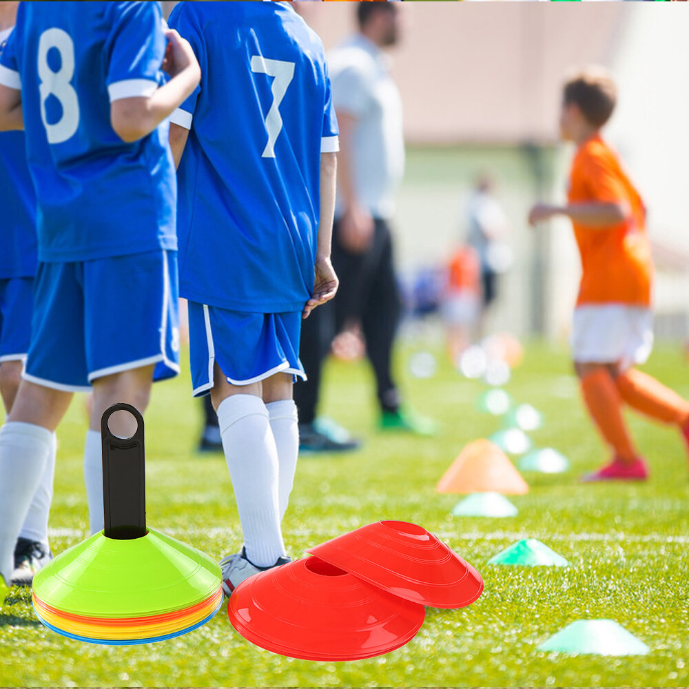 Football Training Logo Plate Soccer Discs Bucket Marker Equipment Sign ...