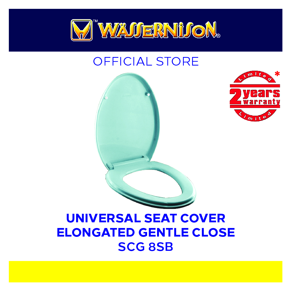 Blue elongated online toilet seat cover