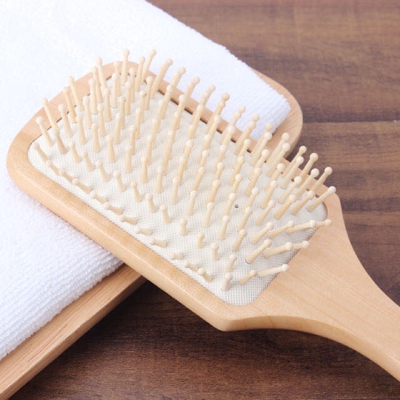 Wooden Comb Square Wooden Comb Finishing Hair Head Care Beauty Hair ...