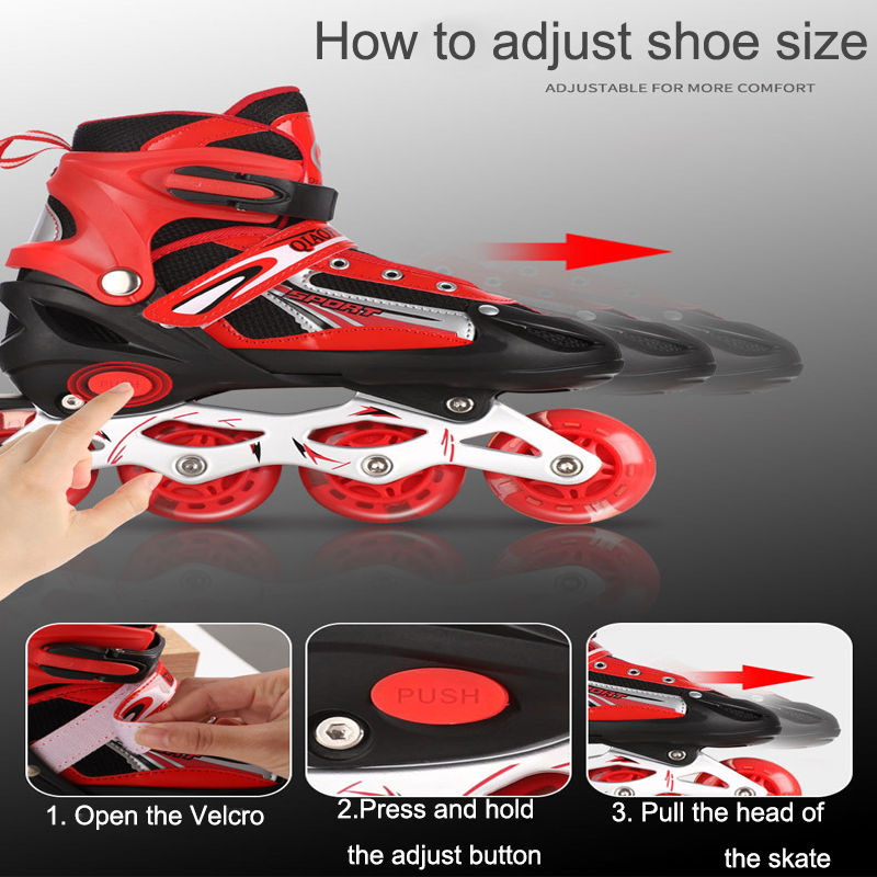 Roller Blades For Kids Adjustable Inline Skates Roller Skates Shoes