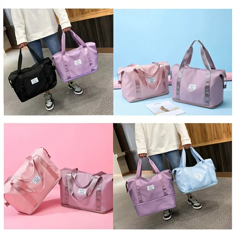 Large Capacity Waterproof Travel Bag with Dry and Wet Separation ...