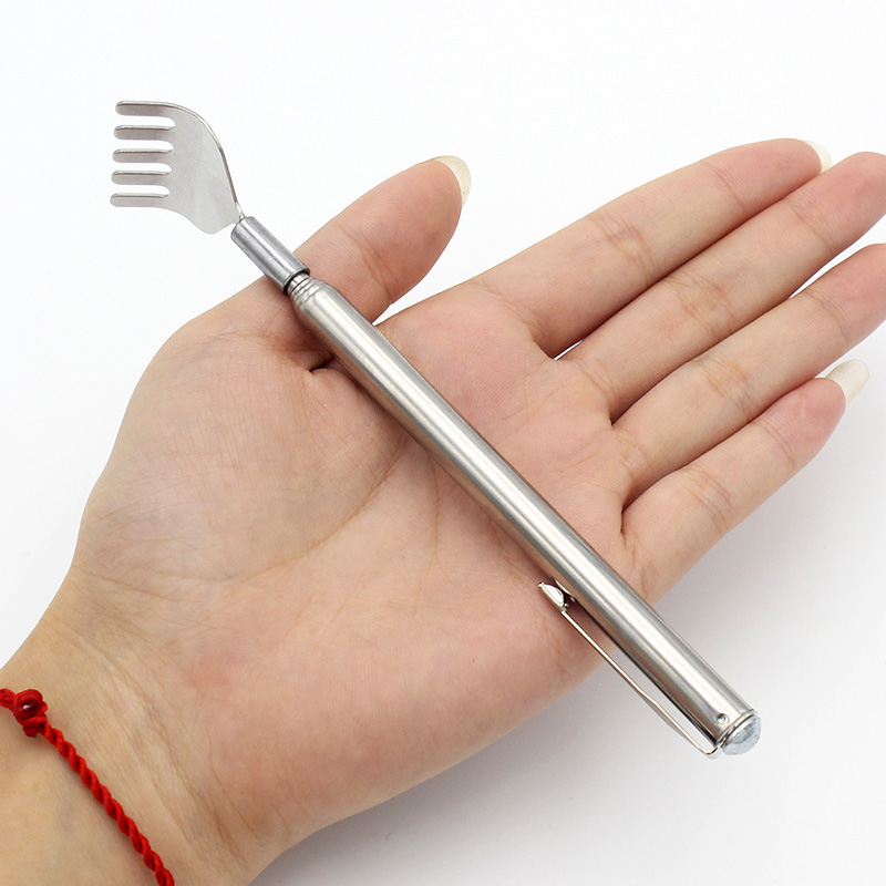 Back Massage Tools Stainless Steel Telescopic Anti Itch Claw Extendable ...