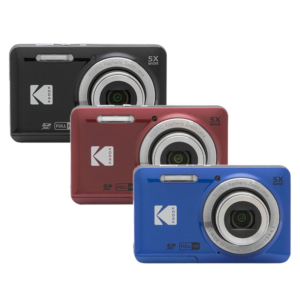 KODAK FZ55 Friendly Zoom PIXPRO Compact Digital Camera w/ 5x Optical ...