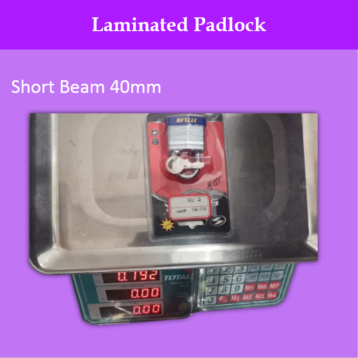 Mago Laminated Padlock Lock Door Lock Gate Lock 30mm -65mm | Shopee ...