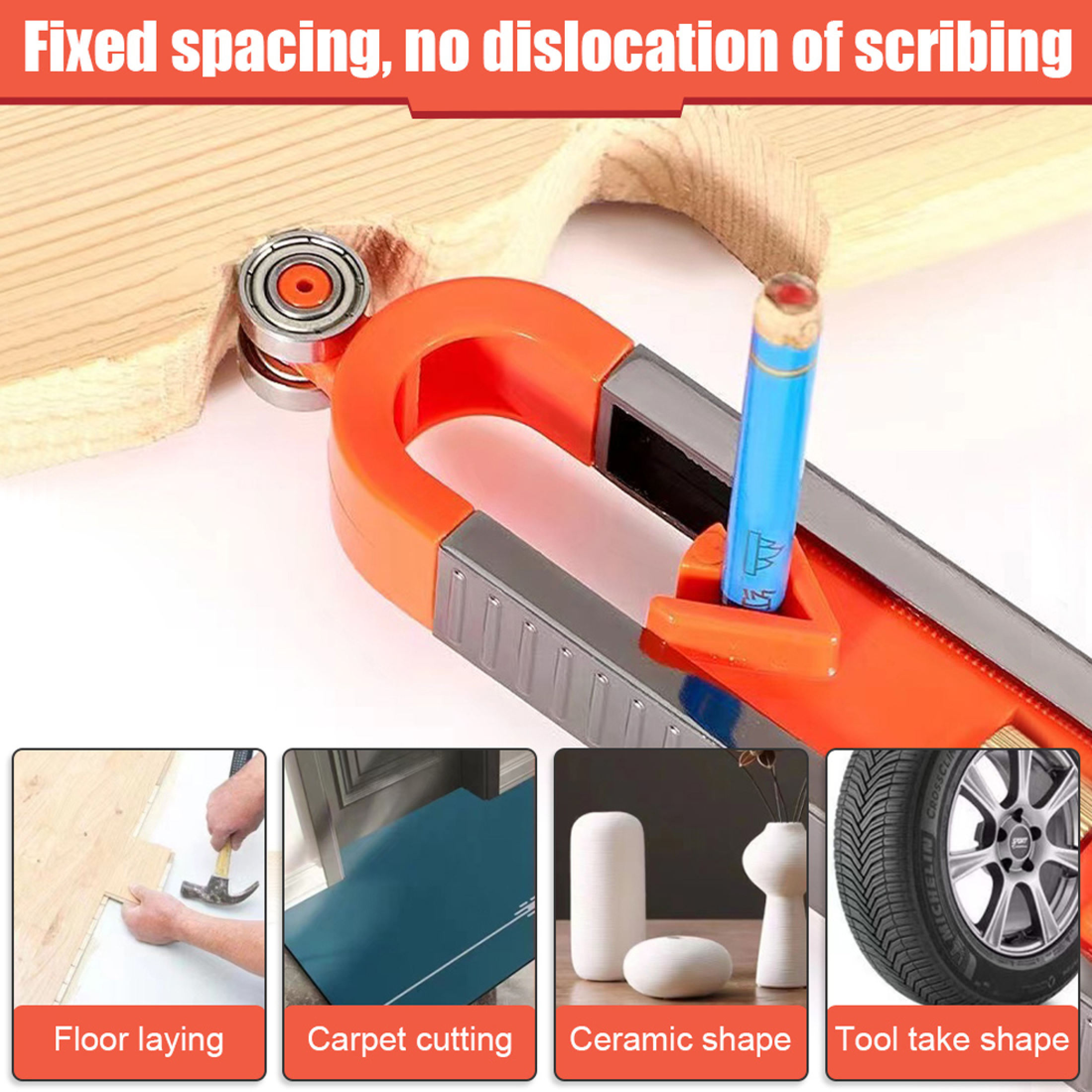 Contour Gauge Scribe Precise Profile Gauge Tool-Woodworking Edge Corner ...