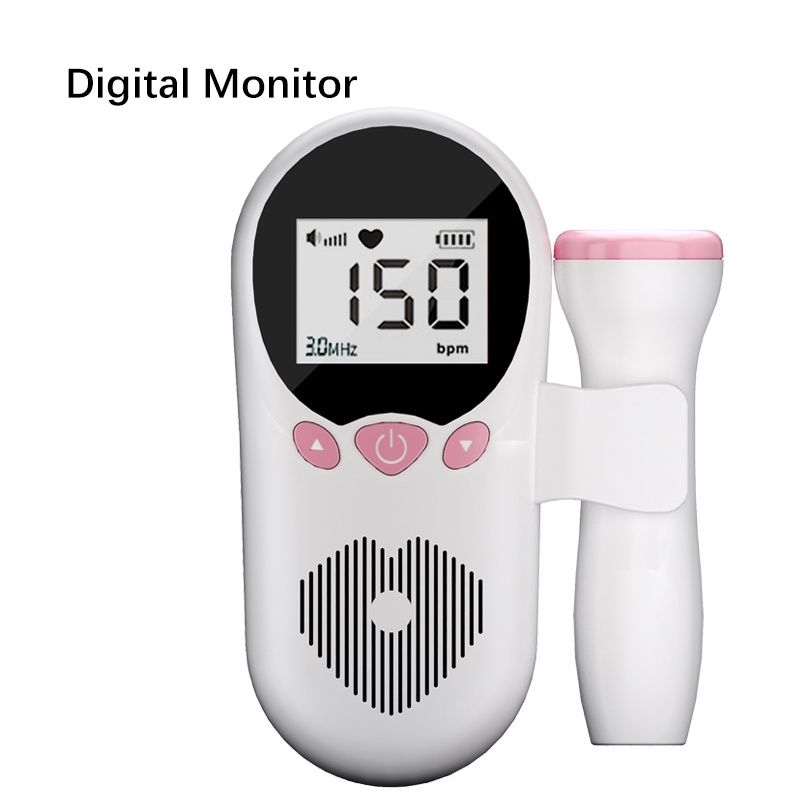 Fetal Doppler Baby Heart Monitor Device Medical LCD Screen Heart Rate ...