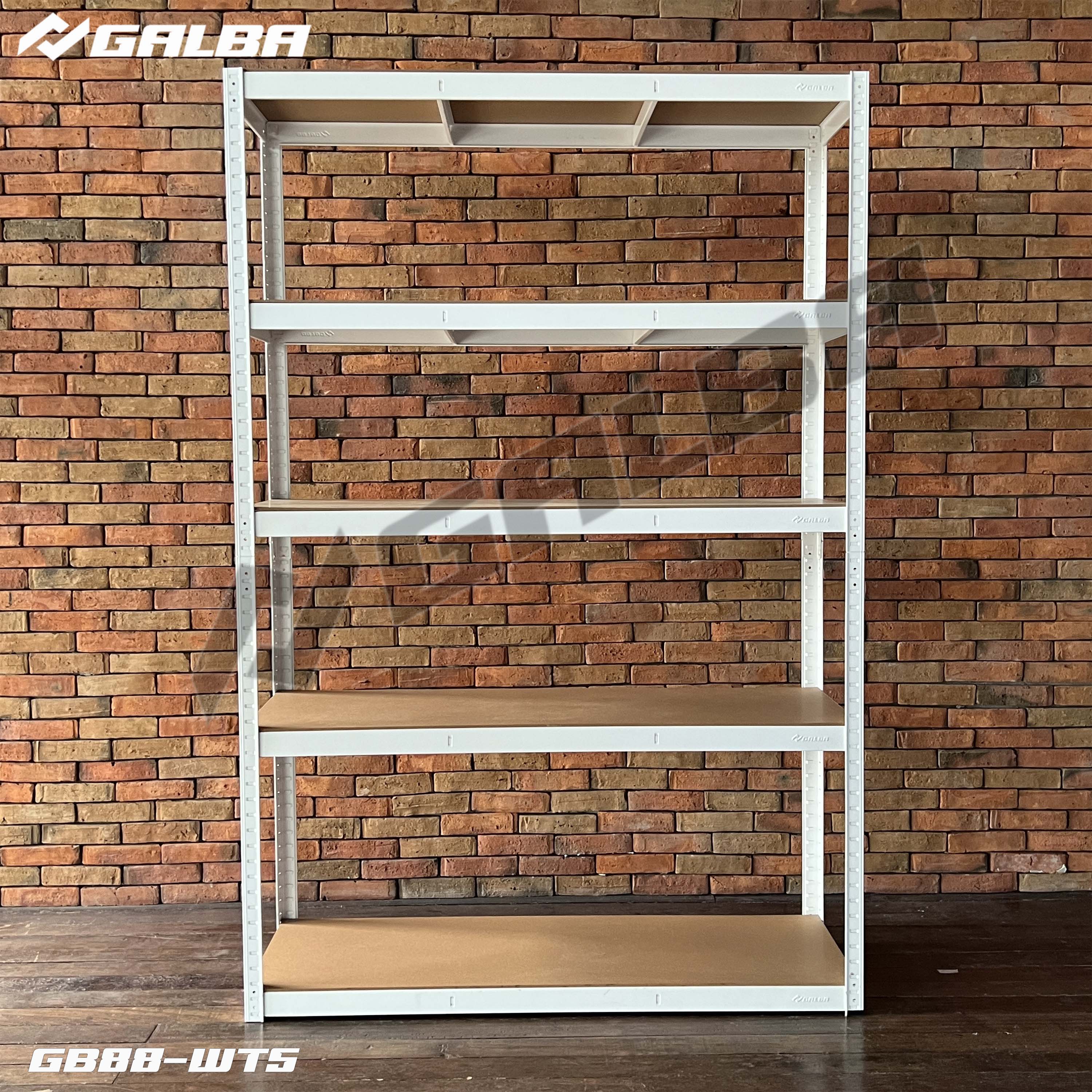 GBX BIG SIZE Steel Storage Rack Metal 120x40x198cm Adjustable 4/5/6 ...