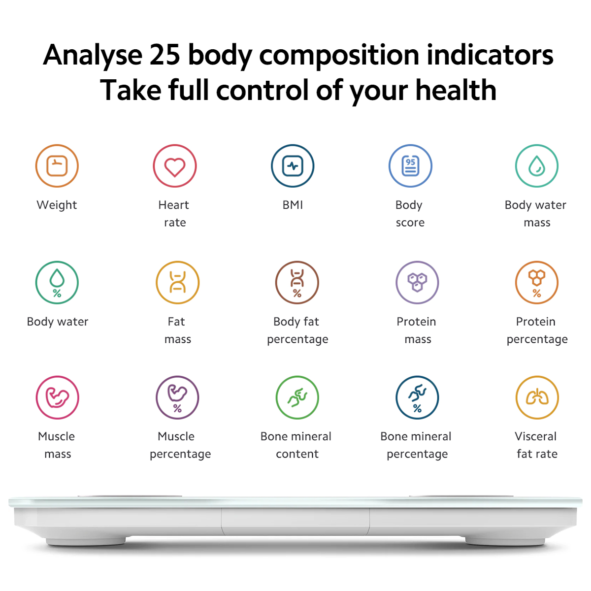 Xiaomi Body Composition Scale S400 EU Smart Scale Intelligent App Body ...