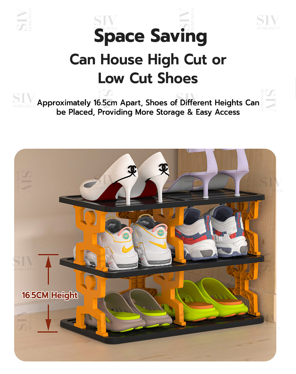 SIV Multi-layer Shoe Rack Shoe Organizer Shelf Space Saver Easy to ...