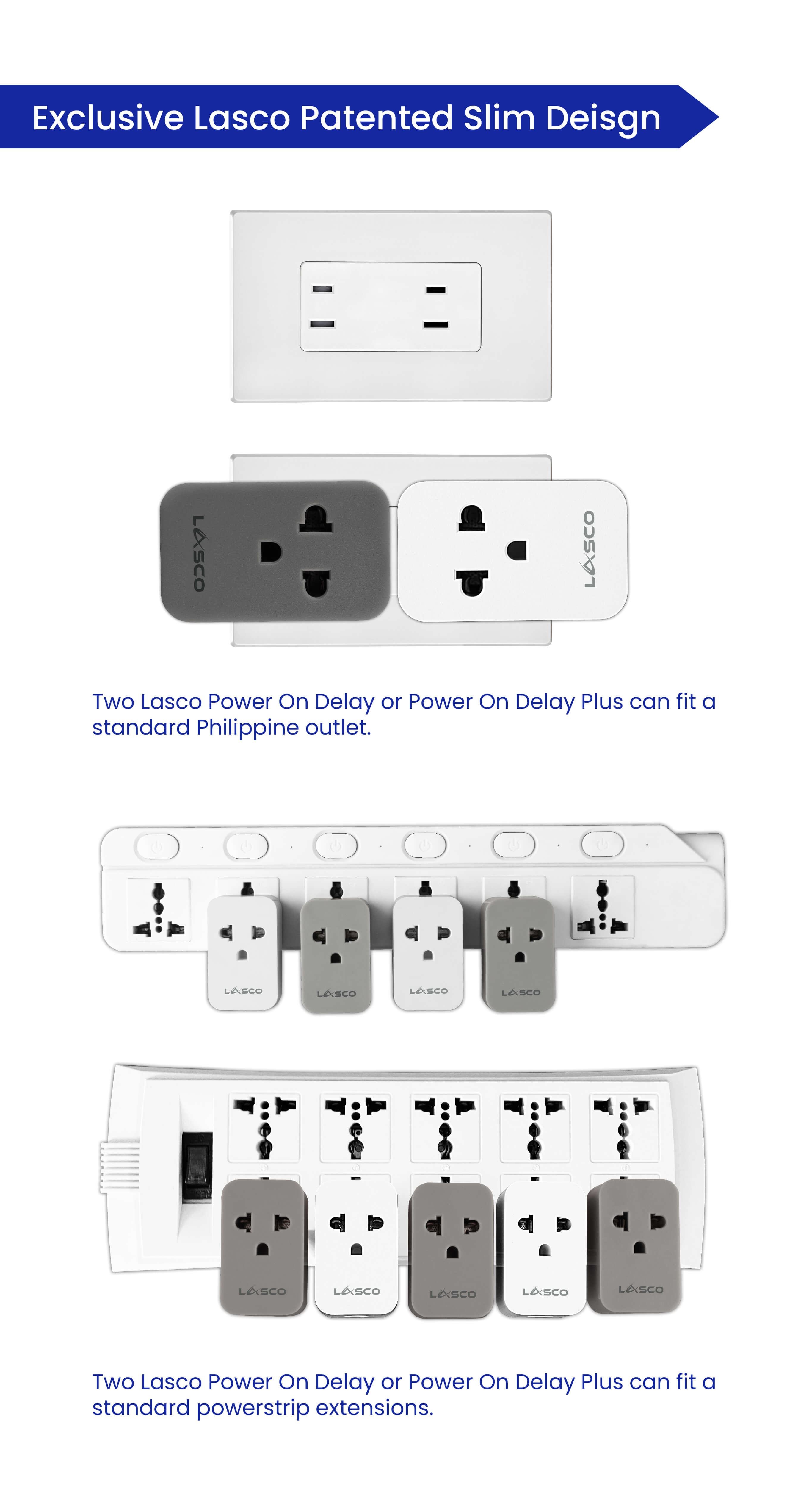 Lasco Power On Delay Plug Smart Socket Wireless Remote Control With Or