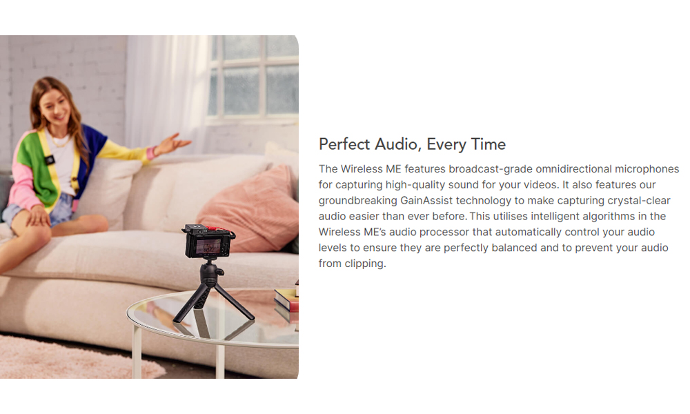 RODE WIRELESS ME Dual TX TX RX Omnidirectional Microphone w/ 2.4Ghz Max ...