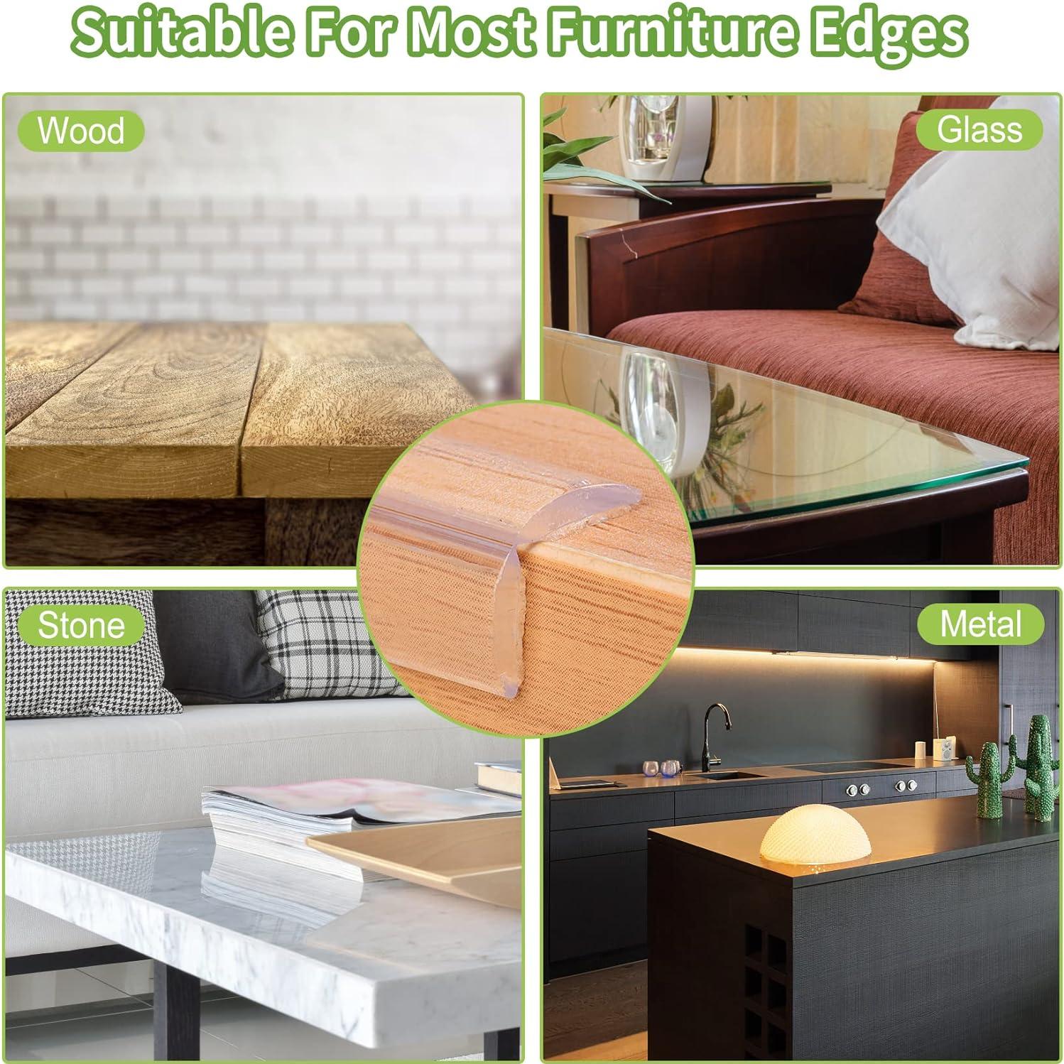 2M Table Edge Protector Corner Protector Soft Cushion Guard Strip Table ...