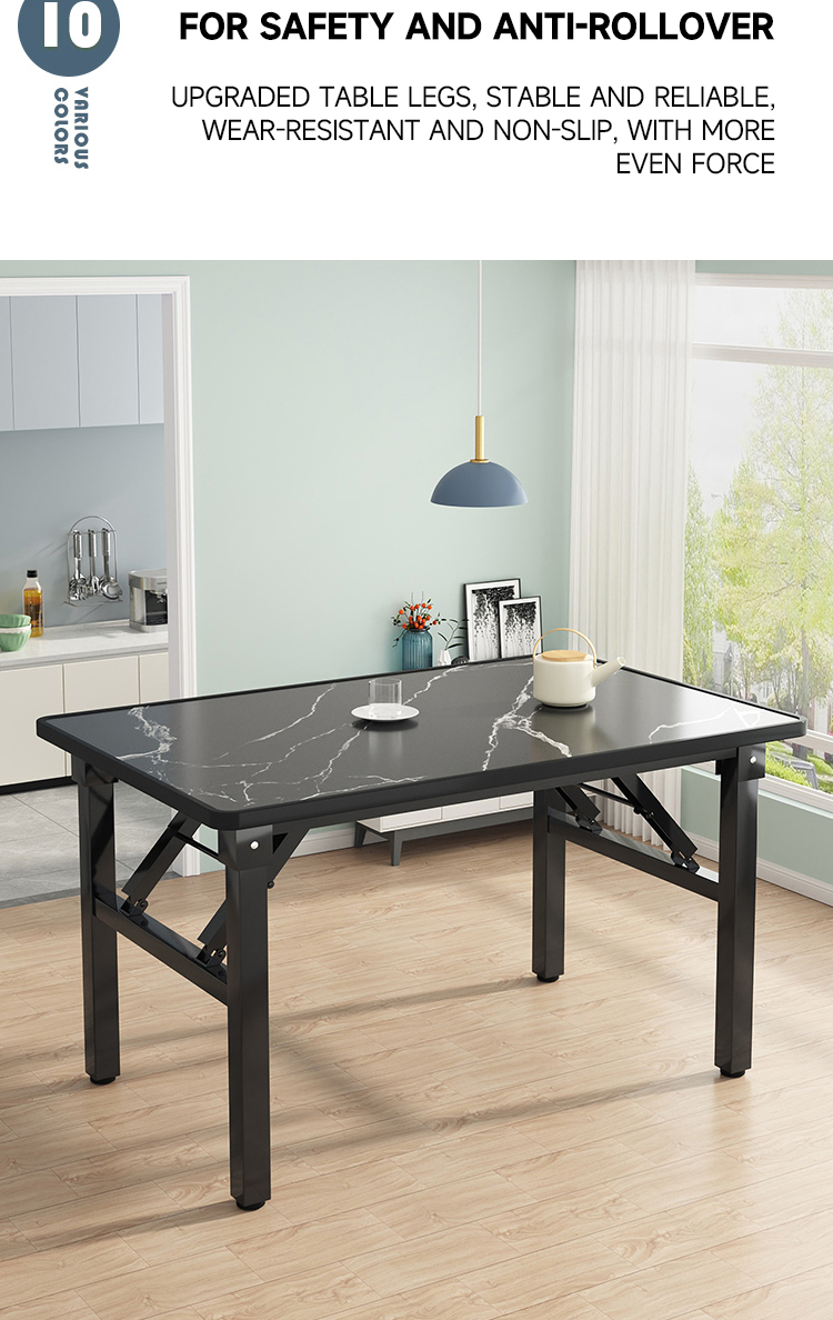 Evora Foldable Table Desk Multipurpose Dining/Computer Study Table ...