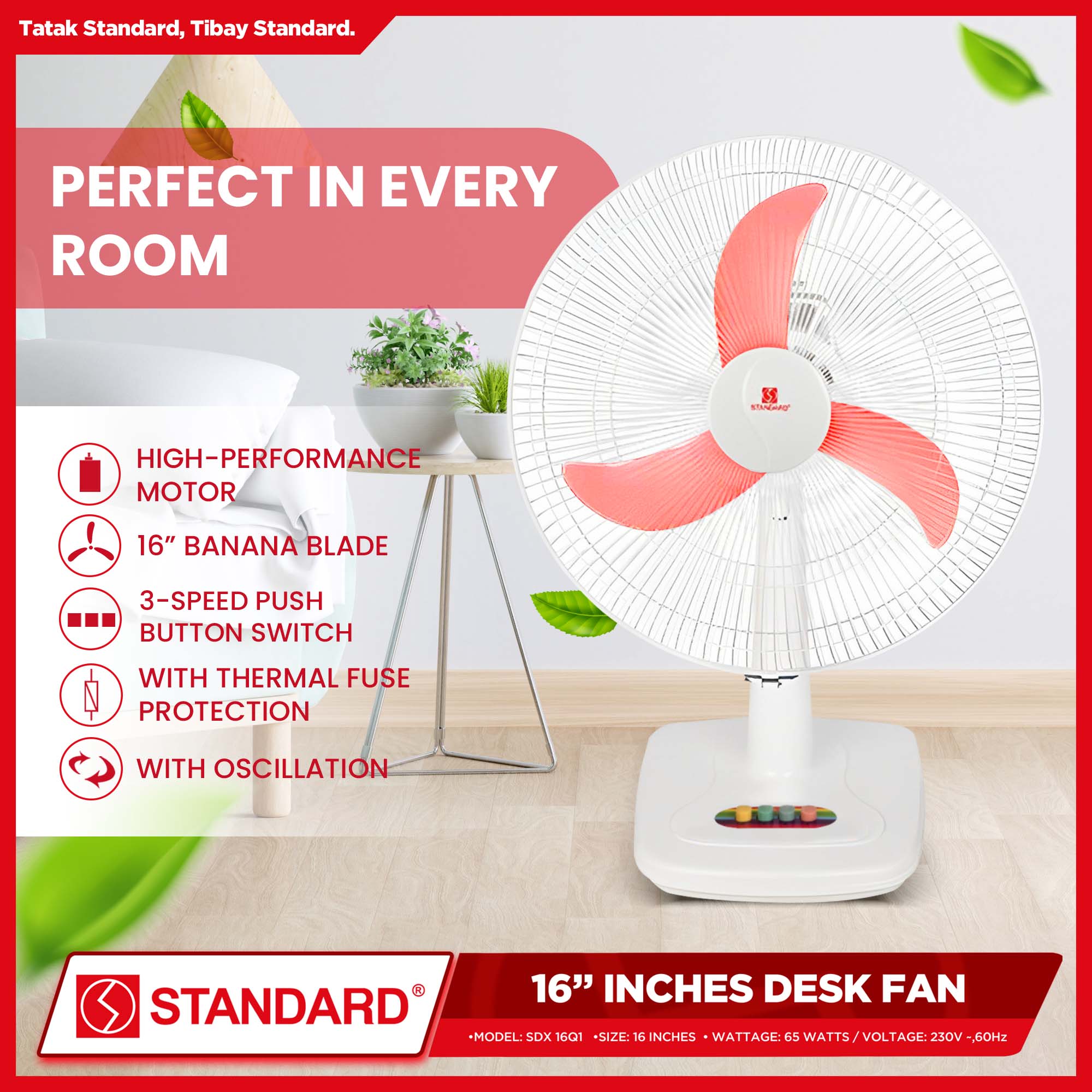 Standard Desk fan 16