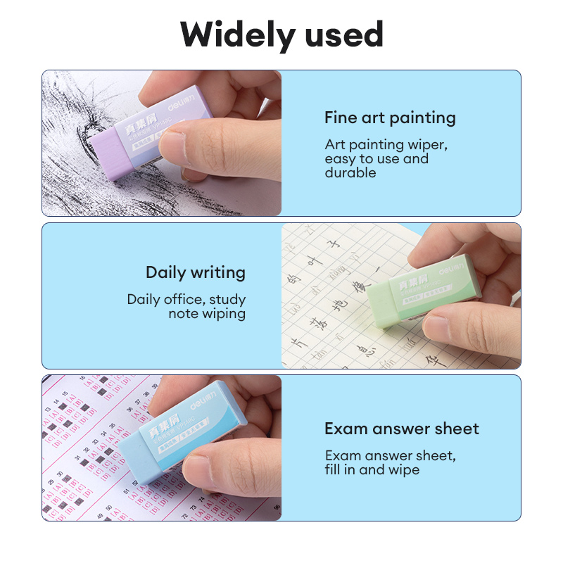 Deli 1pc Color True Chip Eraser VP149C VP150C | Shopee Philippines