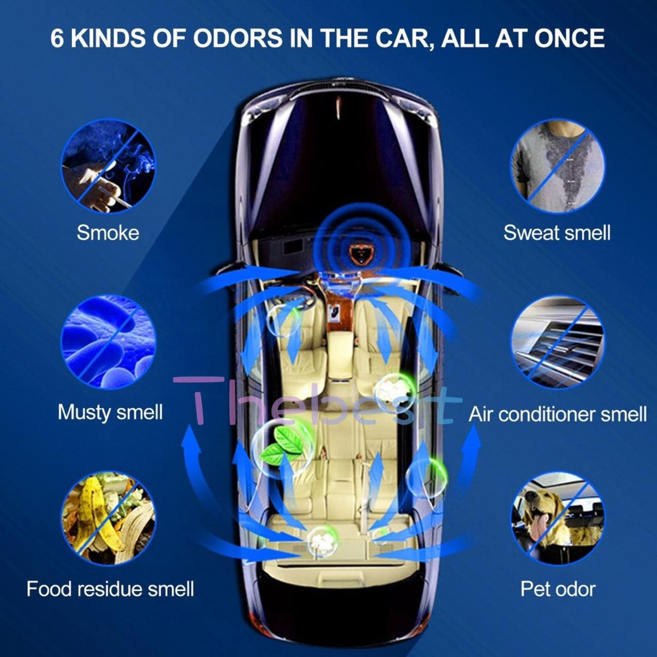 car air freshener california scent perfume Sterilization Anti odor ...