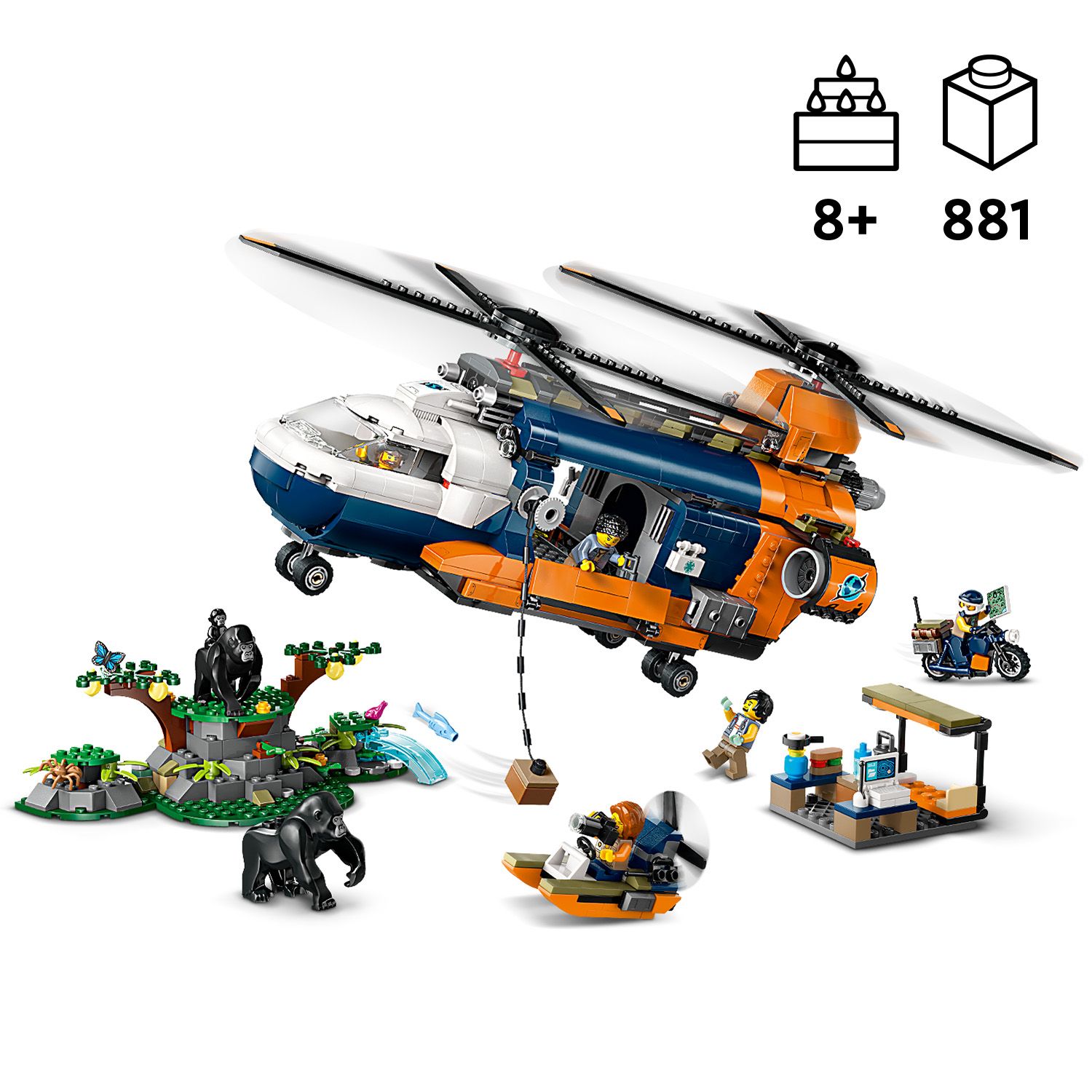 Helicóptero de lego city discount