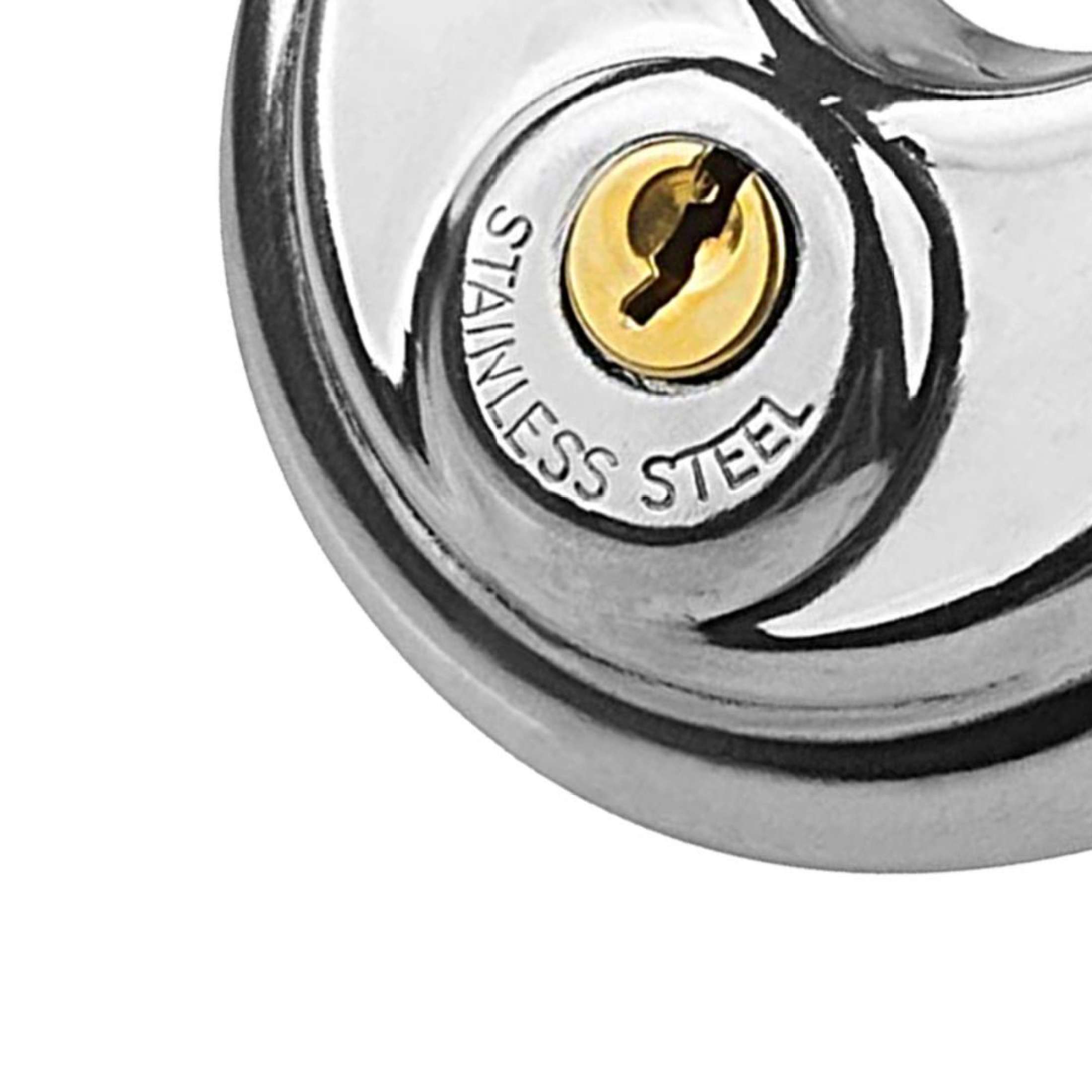 Hoba Disc Padlock with Stainless Steel Anti-Theft Large Round Disc Lock ...