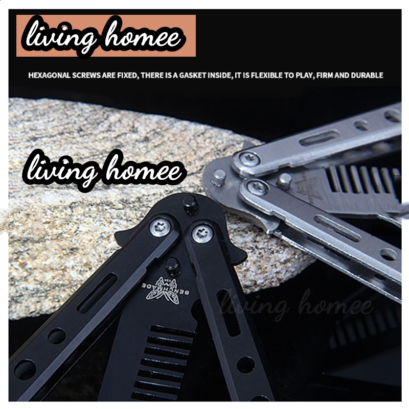 Salon Training Folding Stainless Butterfly Folding Comb Balicomb ...