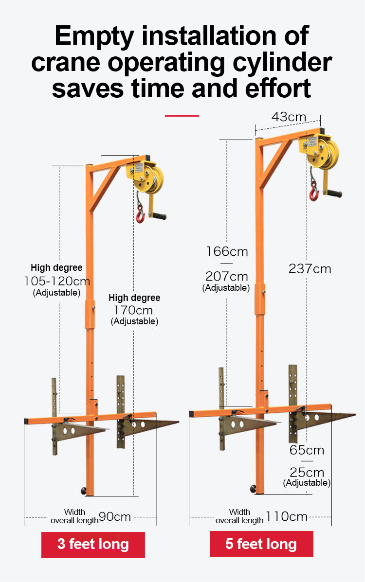 Rack-Mounted Air Conditioner Outdoor Condenser Lifting Crane Handle/5 ...