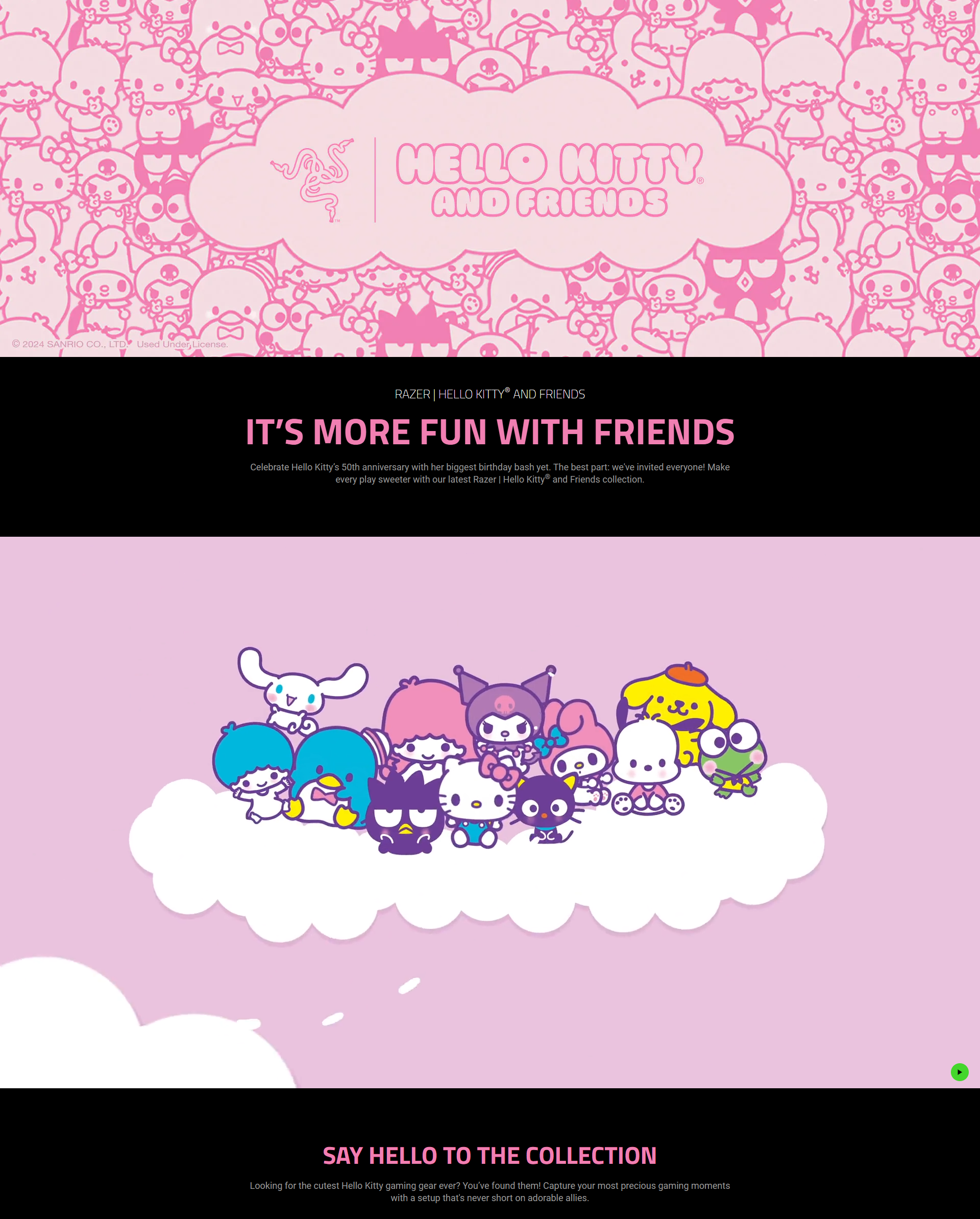 Razer Gigantus V2 - Medium - Hello Kitty and Friends Edition | Shopee ...