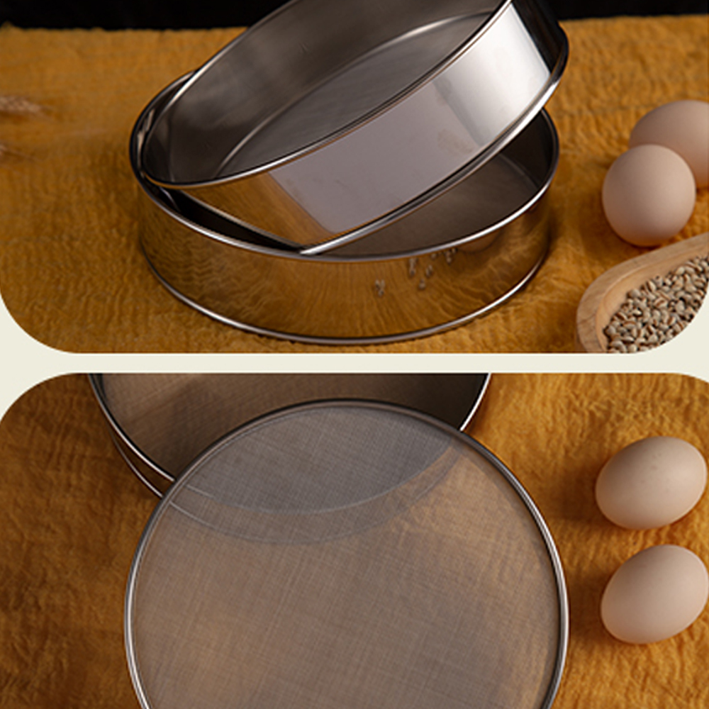 60 mesh Stainless Steel Fine mesh Kitchen Baking Cooking Flour Sifting ...