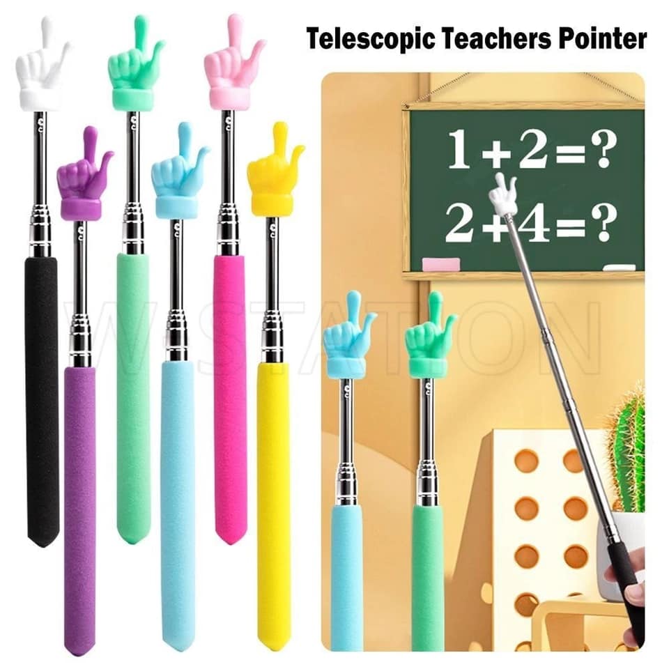 1pc Extendable Hand Pointer Reading Guide Stick Classroom Supplies ...