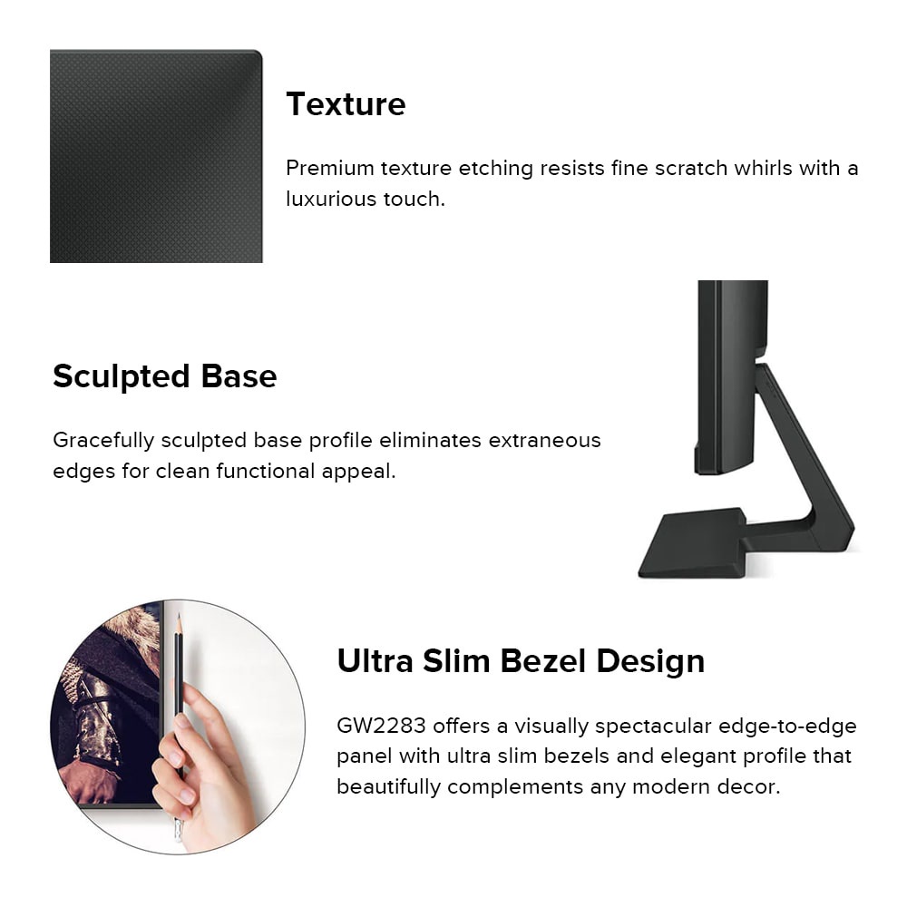 EasyPC | Benq GW2283 IPS Led Monitor 21.5, Ben Q GW 2283 Led Gaming ...