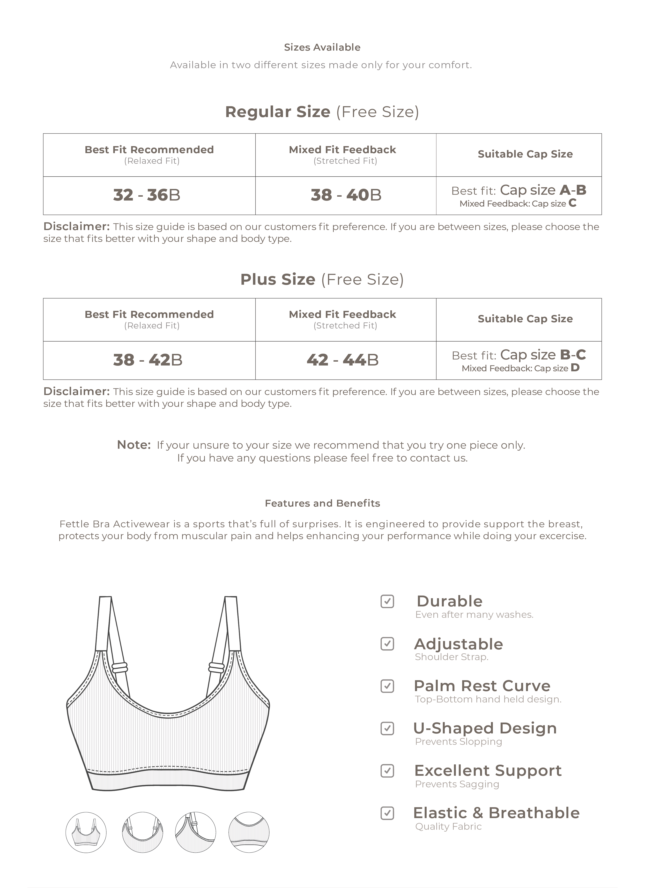 SupraSports Fettle Bra Set - Ribbed Seamless Sports Bras | Complete ...