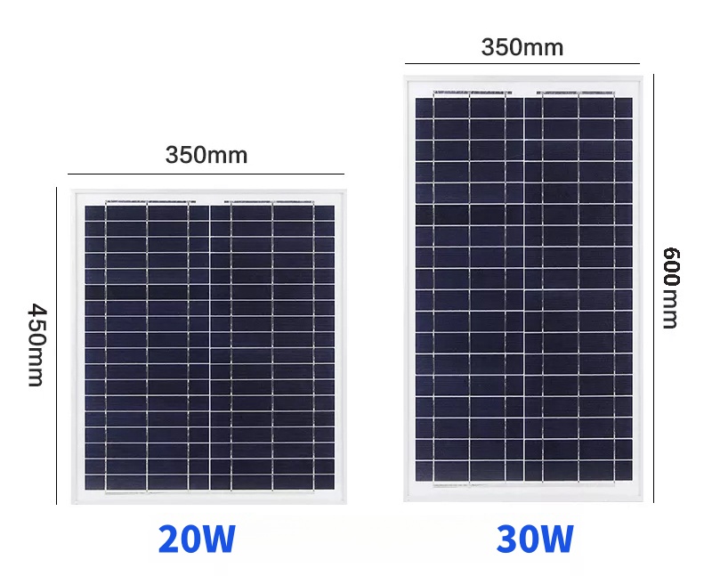 【Warranty】Solar Panel 30W 18V Pv Solar Module Cell Panel Generator Set ...