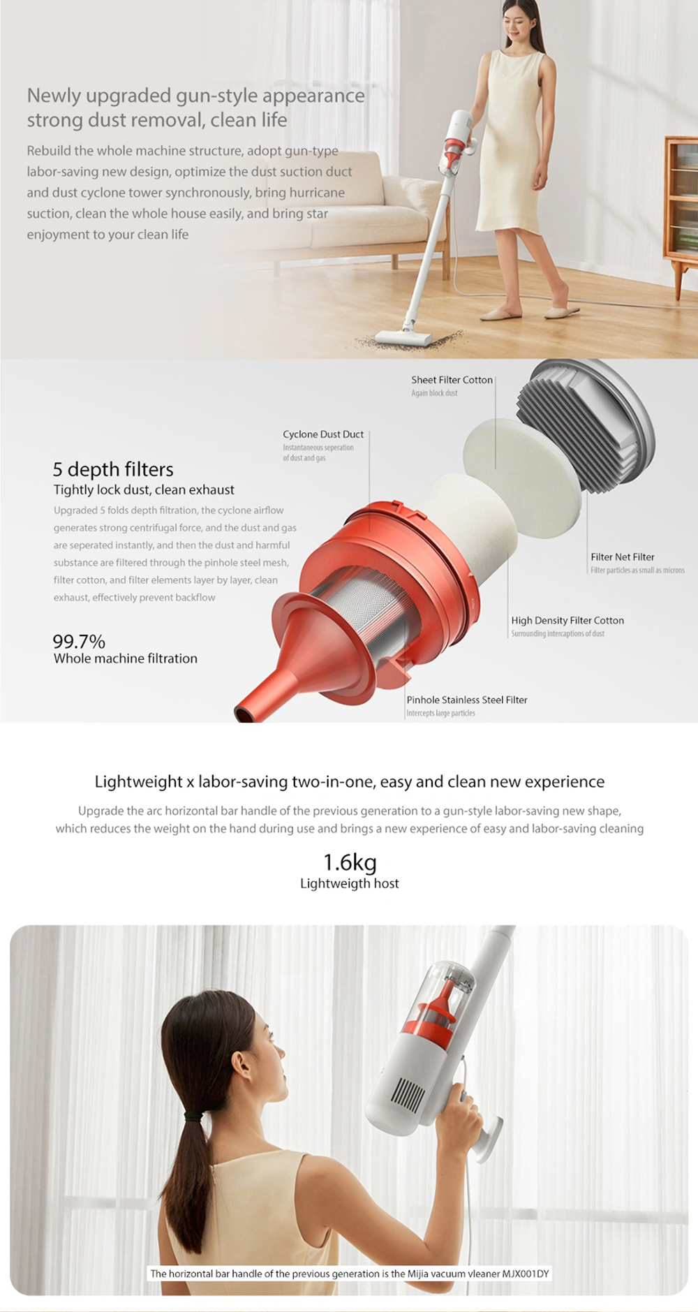 Xiaomi Mijia Vacuum Cleaner 2 | Shopee Philippines