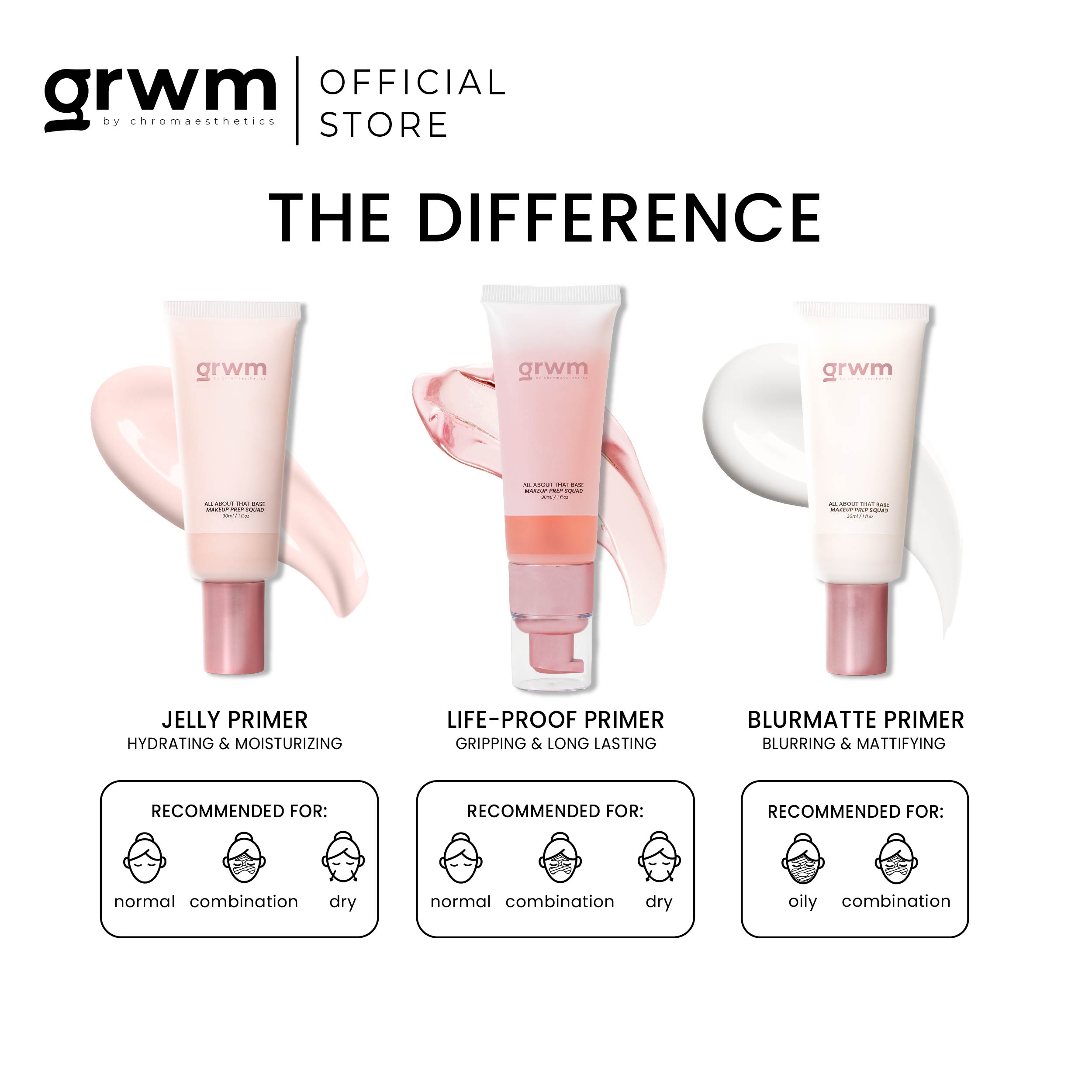 GRWM Cosmetics Makeup Prep Squad (Primer) | Shopee Philippines
