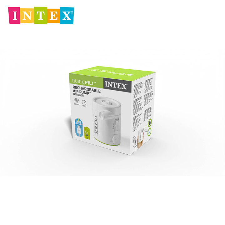 INTEX® 66637 Quickfilltm Usb200R Rechargeable Air Pump | Shopee Philippines