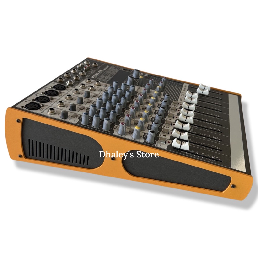 Kevler Professional MIX-8BT 8-Channel Mixer 4 Mic / Line 2 Aux Audio ...