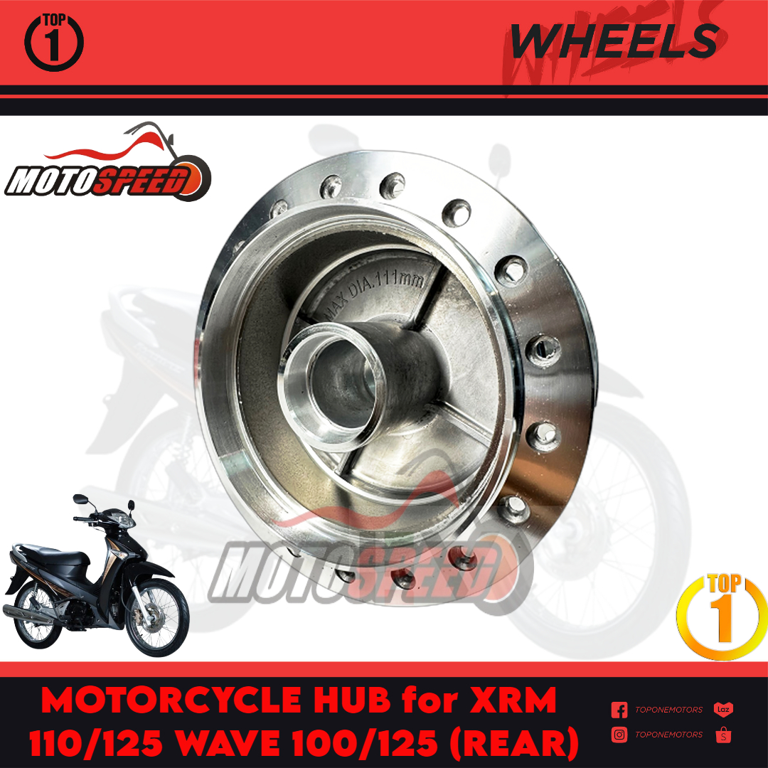 TOP1 Motorcycle Hub With Busting With Steel Collar REAR Hub For XRM 110 ...
