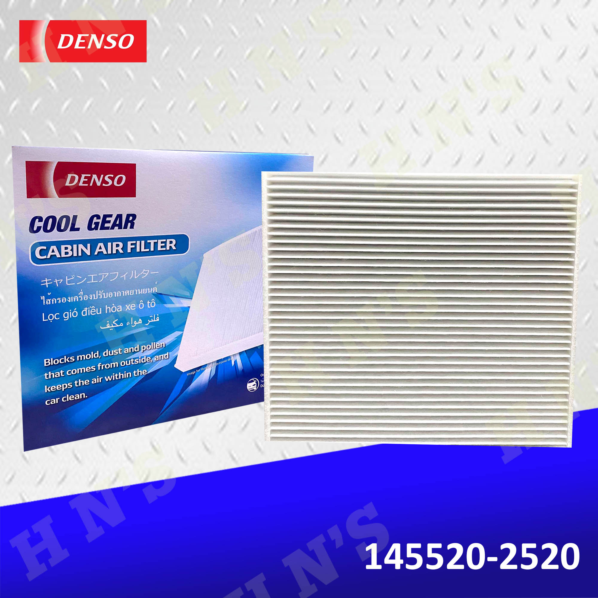 Denso Cool Gear Cabin Filter 145520-2520 for Toyota Corolla ( 2000 ...