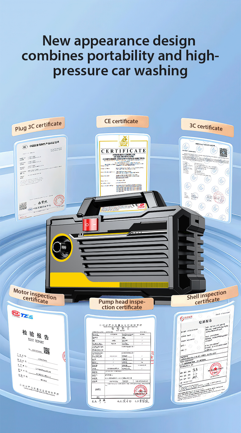 Turbo High Pressure Washer Water Jet Heavy Duty Portable Washer Gun