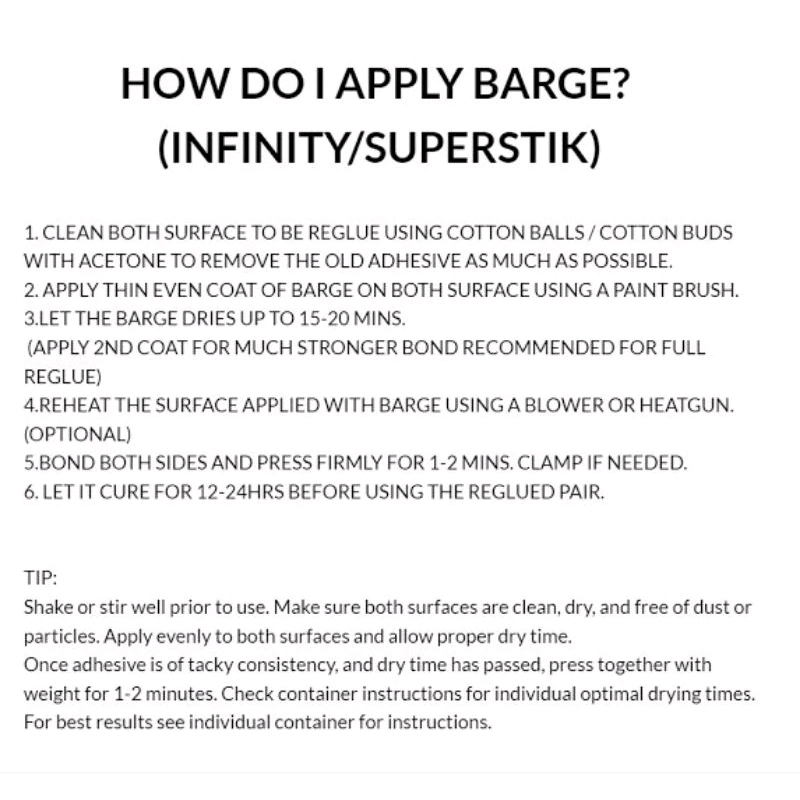 Barge Cement Infinity Shoe Glue Shopee Philippines